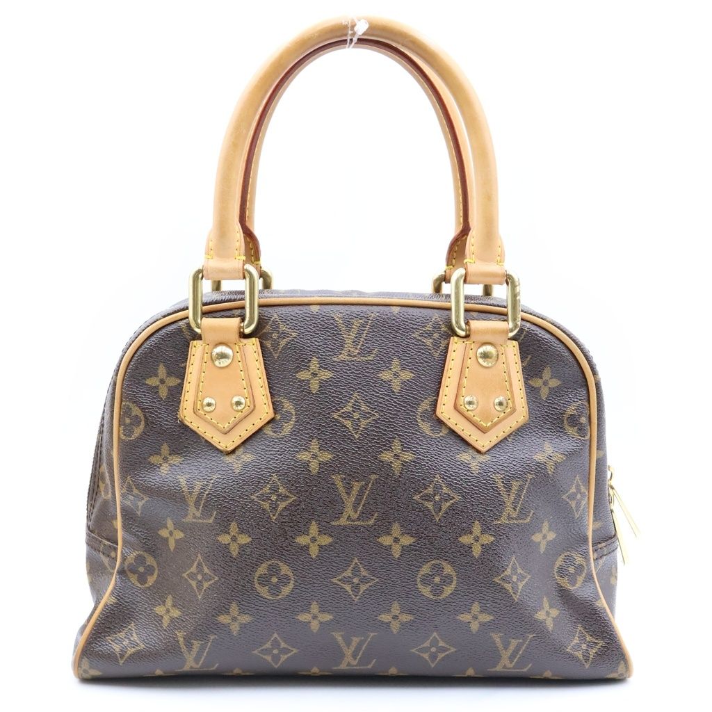 Louis Vuitton Monogram Manhattan PM Brown Leather — view 2