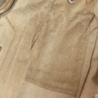 Prada Chain Shoulder Bag Vitello Shine Greige — view 8