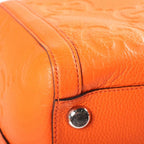 Gucci Jumbo GG 2-Way Shoulder Bag Orange Leather Silver — view 5