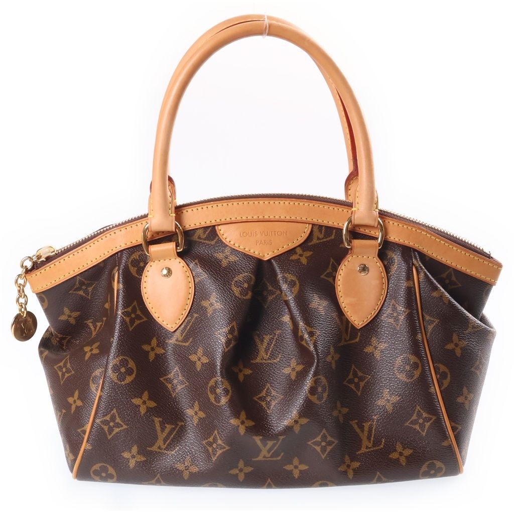 Louis Vuitton Tivoli PM Handbag Leather Brown Gold