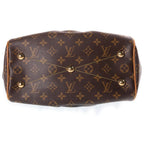 Louis Vuitton Tivoli PM Handbag Leather Brown Gold — view 4