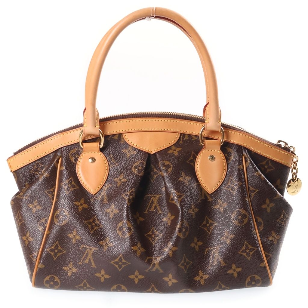 Louis Vuitton Tivoli PM Handbag Leather Brown Gold — view 2
