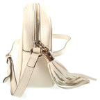Gucci Soho Disco Small Shoulder Bag Fringe Leather White — view 3