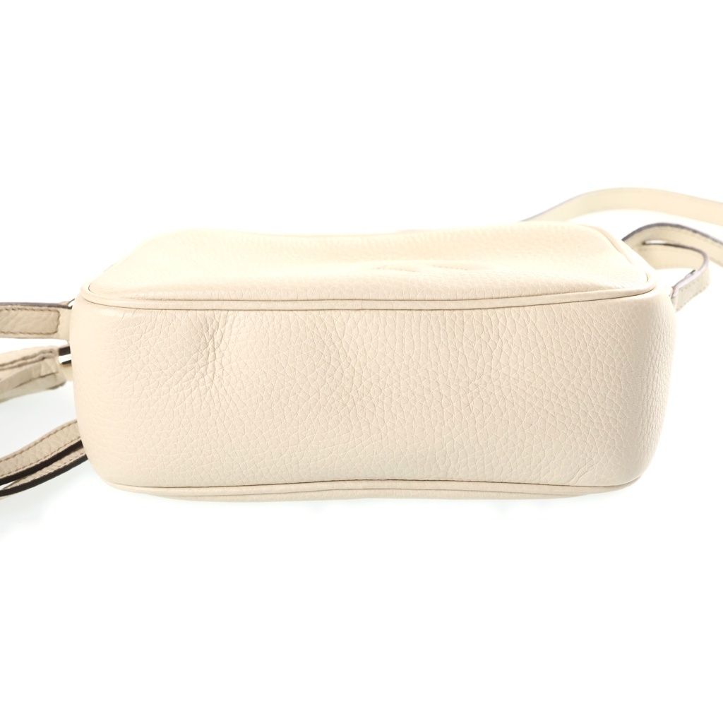 Gucci Soho Disco Small Shoulder Bag Fringe Leather White — view 4