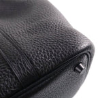 Hermes Picotin Lock PM Handbag Monochrome Taurillon Clemence So Black — view 8