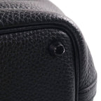 Hermes Picotin Lock PM Handbag Monochrome Taurillon Clemence So Black — view 6