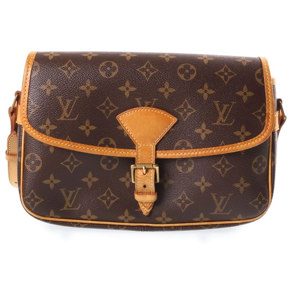 Louis Vuitton Monogram Solonge Shoulder Bag Leather Brown