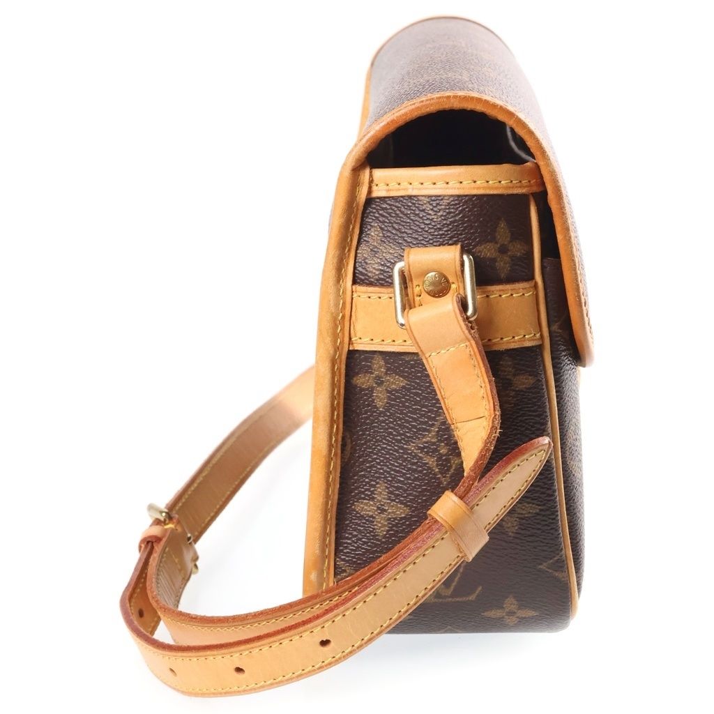 Louis Vuitton Monogram Solonge Shoulder Bag Leather Brown — view 3