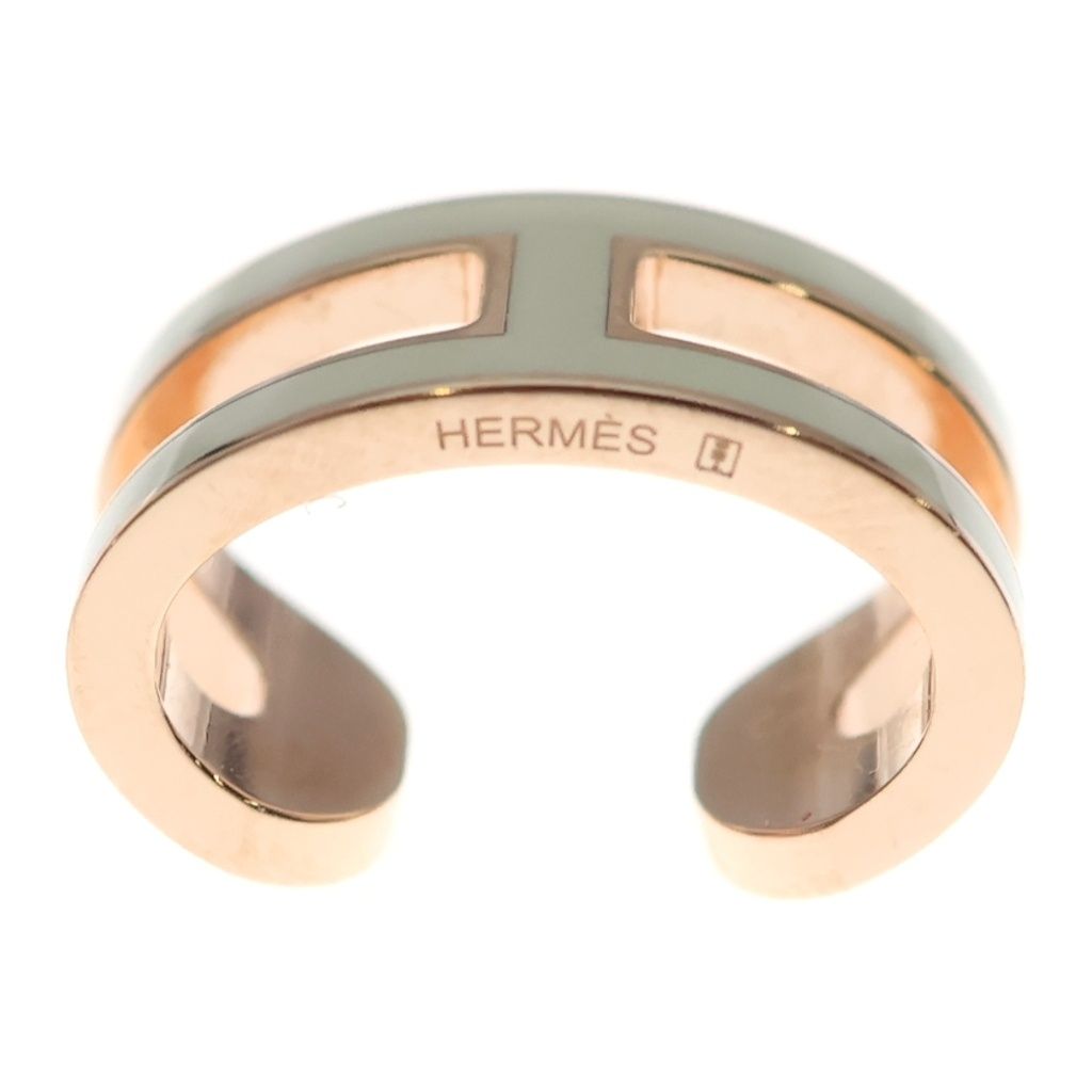 Hermes Pop H Motif Ear Cuff White Earrings — view 4