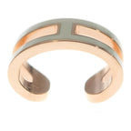 Hermes Pop H Motif Ear Cuff White Earrings — view 3