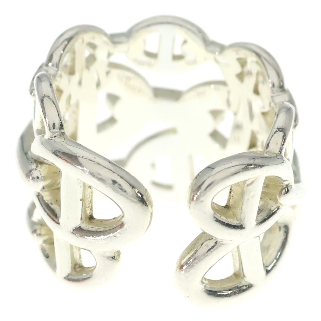 Hermes Chaine D'ancre Enchainee GM Ring Silver — view 2