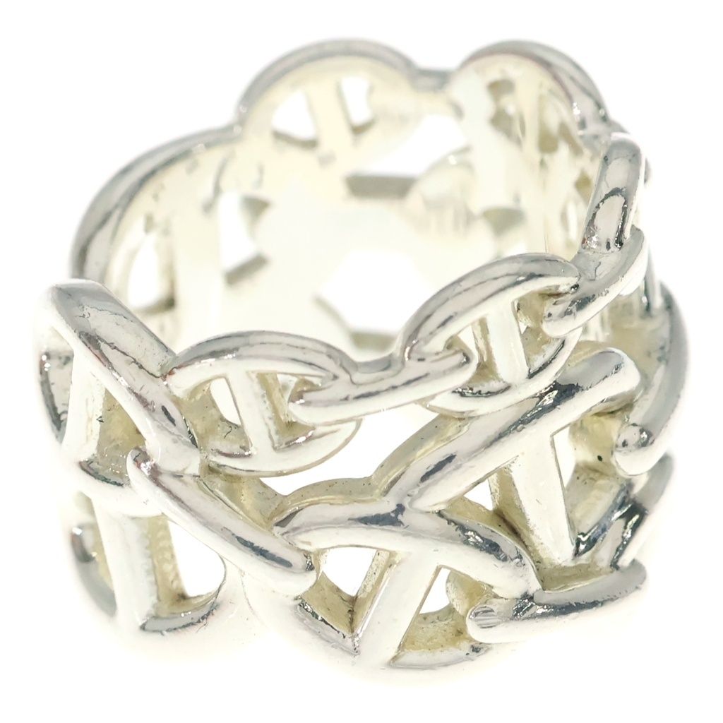 Hermes Chaine D'ancre Enchainee GM Ring Silver — view 3