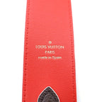 Louis Vuitton Monogram Shoulder Strap Brown Red Leather Gold — view 4