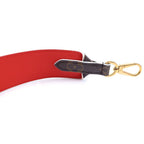 Louis Vuitton Monogram Shoulder Strap Brown Red Leather Gold — view 5