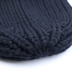 Louis Vuitton Beanie Only LV Knit Hat Wool Logo Embroidery Noir Black — view 6