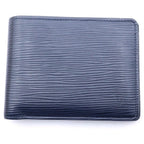 Louis Vuitton Epi Portefeuille Multiple Bifold Wallet Navy