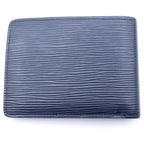 Louis Vuitton Epi Portefeuille Multiple Bifold Wallet Navy — view 2