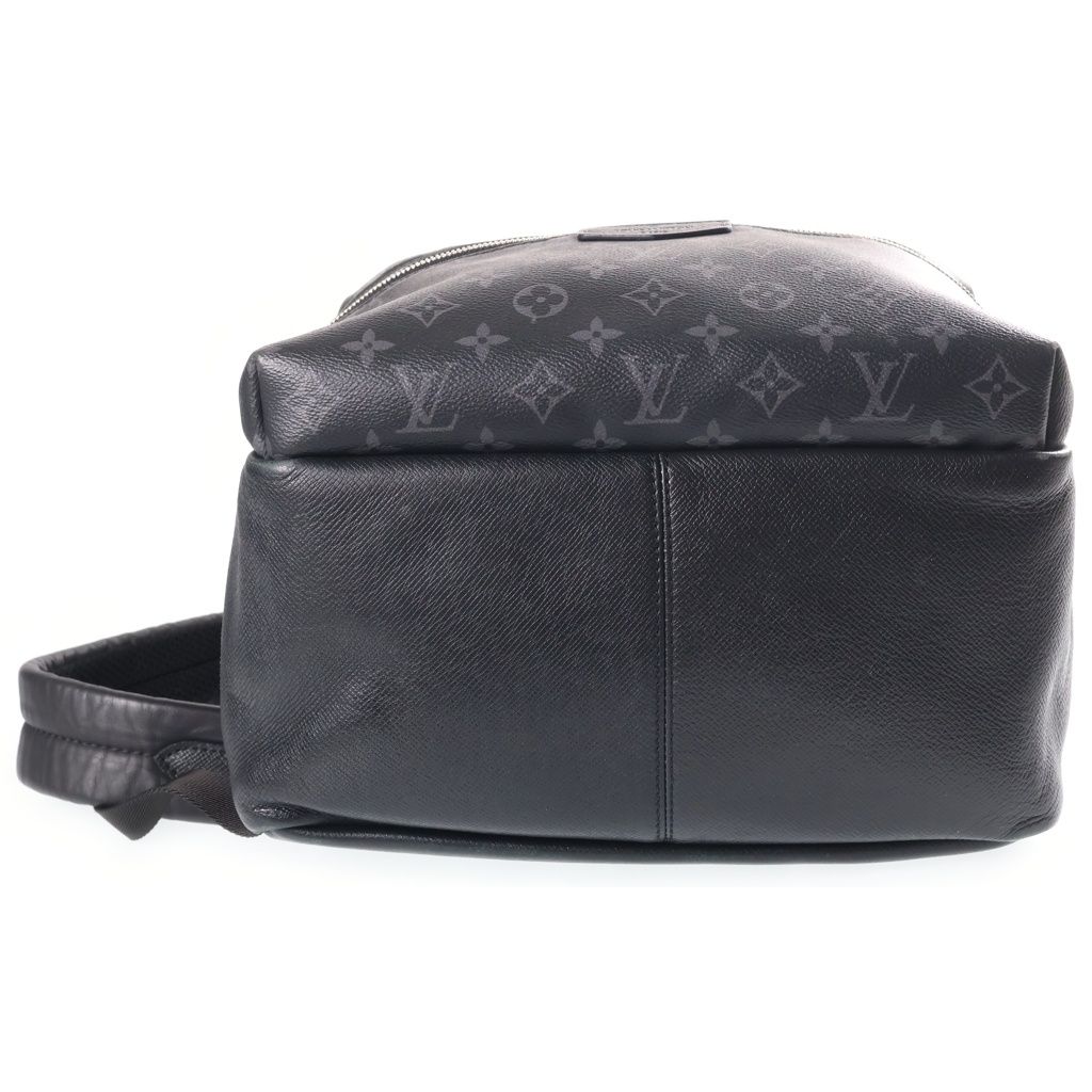 Louis Vuitton Monogram Eclipse Discovery Backpack Leather Black — view 4