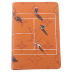 Louis Vuitton Monogram Canvas Sports Scene Pocket Organizer Card Case Orange