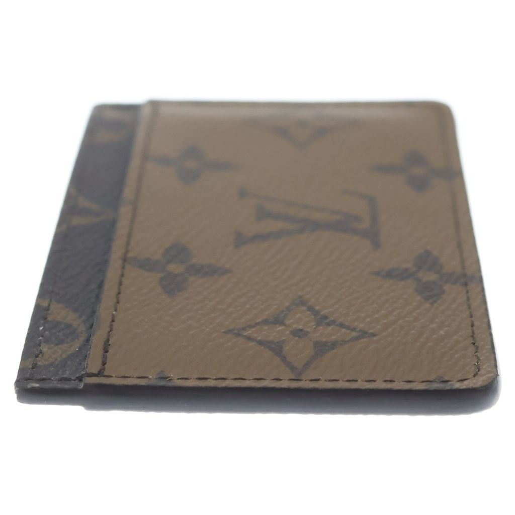 Louis Vuitton Monogram Reverse Porte Cartes Simple Brown — view 3