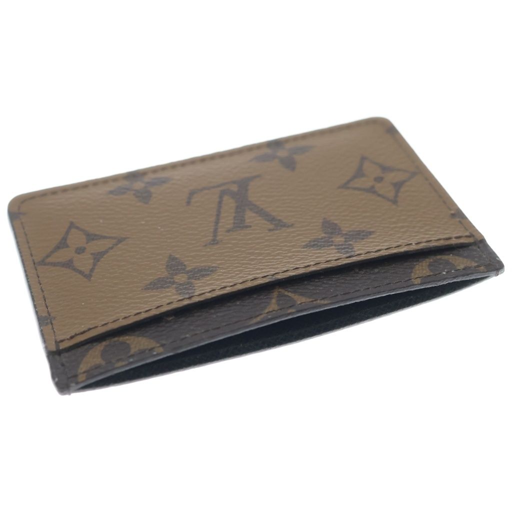Louis Vuitton Monogram Reverse Porte Cartes Simple Brown — view 5