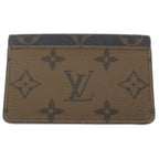 Louis Vuitton Monogram Reverse Porte Cartes Simple Brown