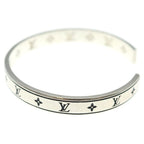 Louis Vuitton Bracelet LV Spike Monogram Bangle Silver — view 4