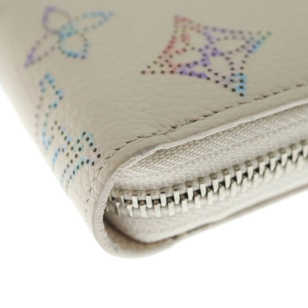 Louis Vuitton Monogram Empreinte Link Quartz Zippy Wallet White Leather — view 5