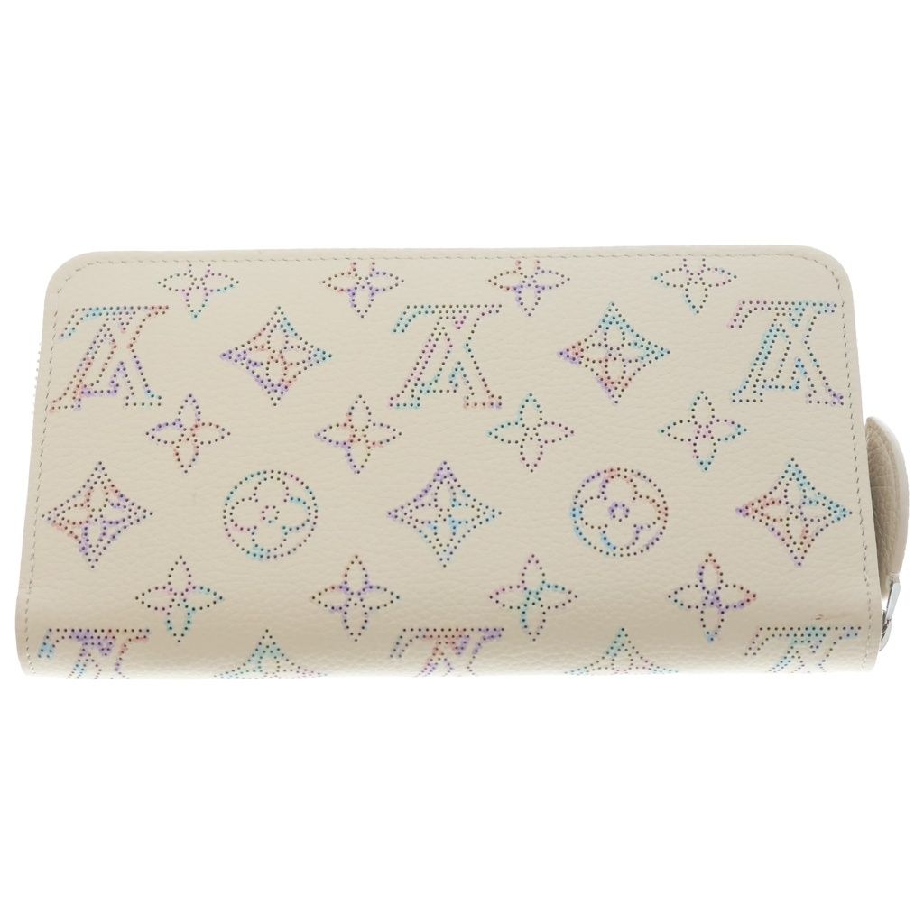 Louis Vuitton Monogram Empreinte Link Quartz Zippy Wallet White Leather — view 2