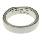 Fendi Logo Stamp Seal Ring Silver — view 4