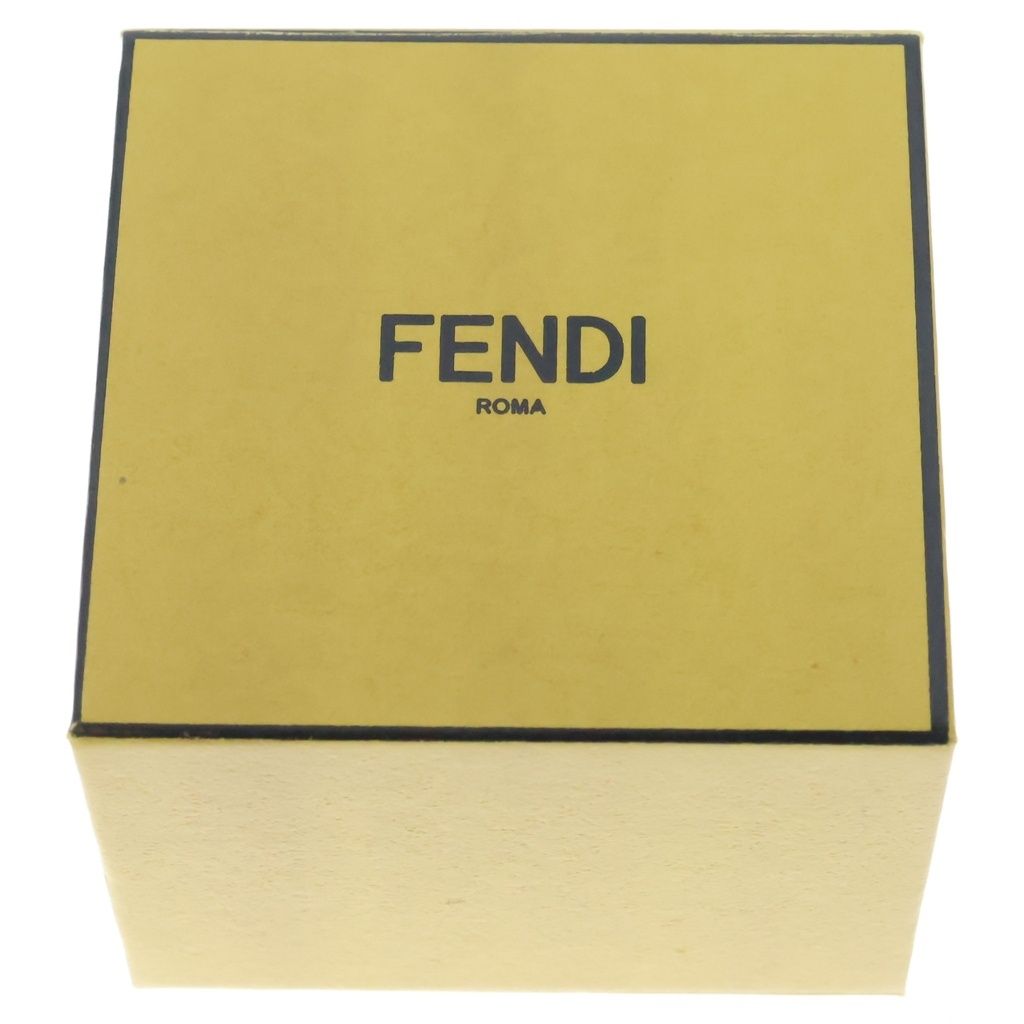 Fendi Logo Stamp Seal Ring Silver — view 6