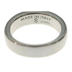 Fendi Logo Stamp Seal Ring Silver — view 5