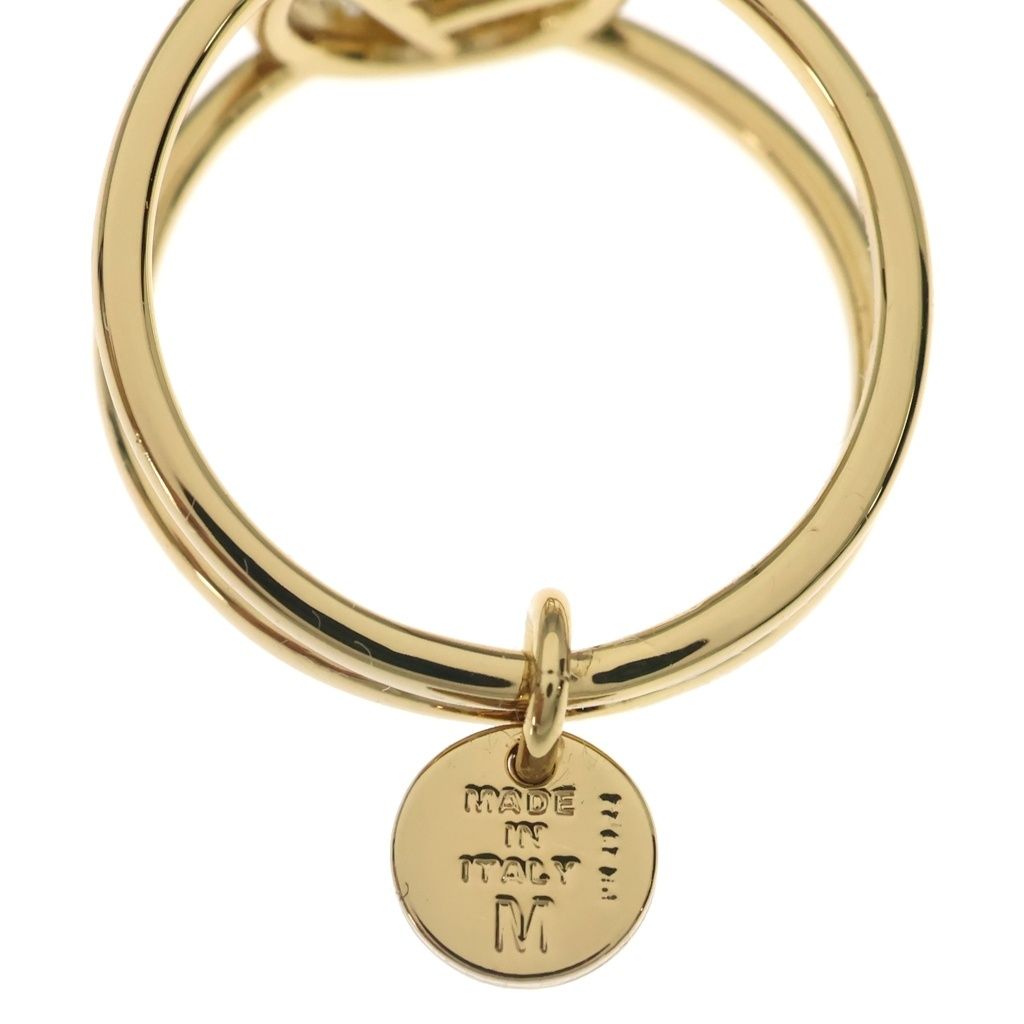 Fendi F is Fendi Logo Rhinestone Ring Gold — view 4