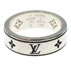 Louis Vuitton Ring LV Spike Monogram Silver