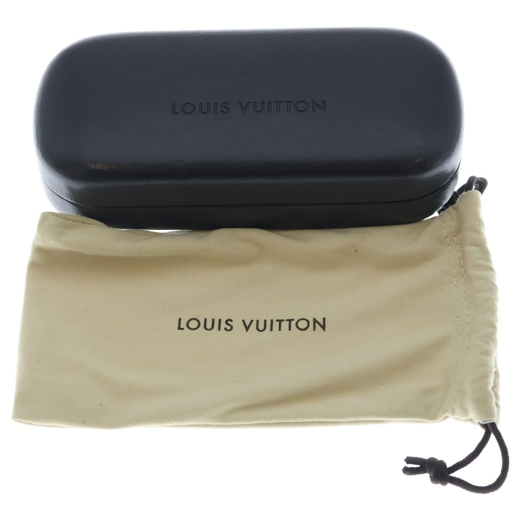 Louis Vuitton Petit Viola Pilot Sunglasses Eyewear Brown Gold — view 6