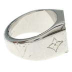 Louis Vuitton Signet Monogram Ring Silver — view 3