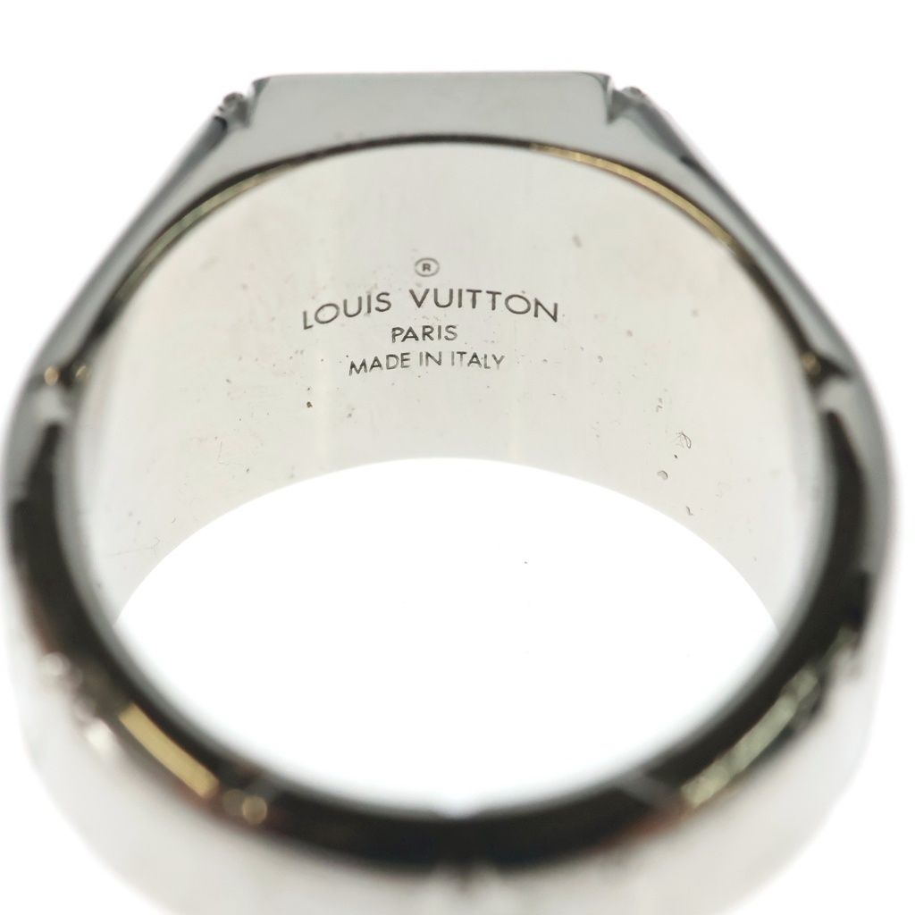 Louis Vuitton Signet Monogram Ring Silver — view 4