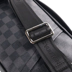 Louis Vuitton Damier Graphite Ambler Leather 2-Way Body Shoulder Bag Black — view 7