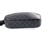 Louis Vuitton Damier Graphite Ambler Leather 2-Way Body Shoulder Bag Black — view 4