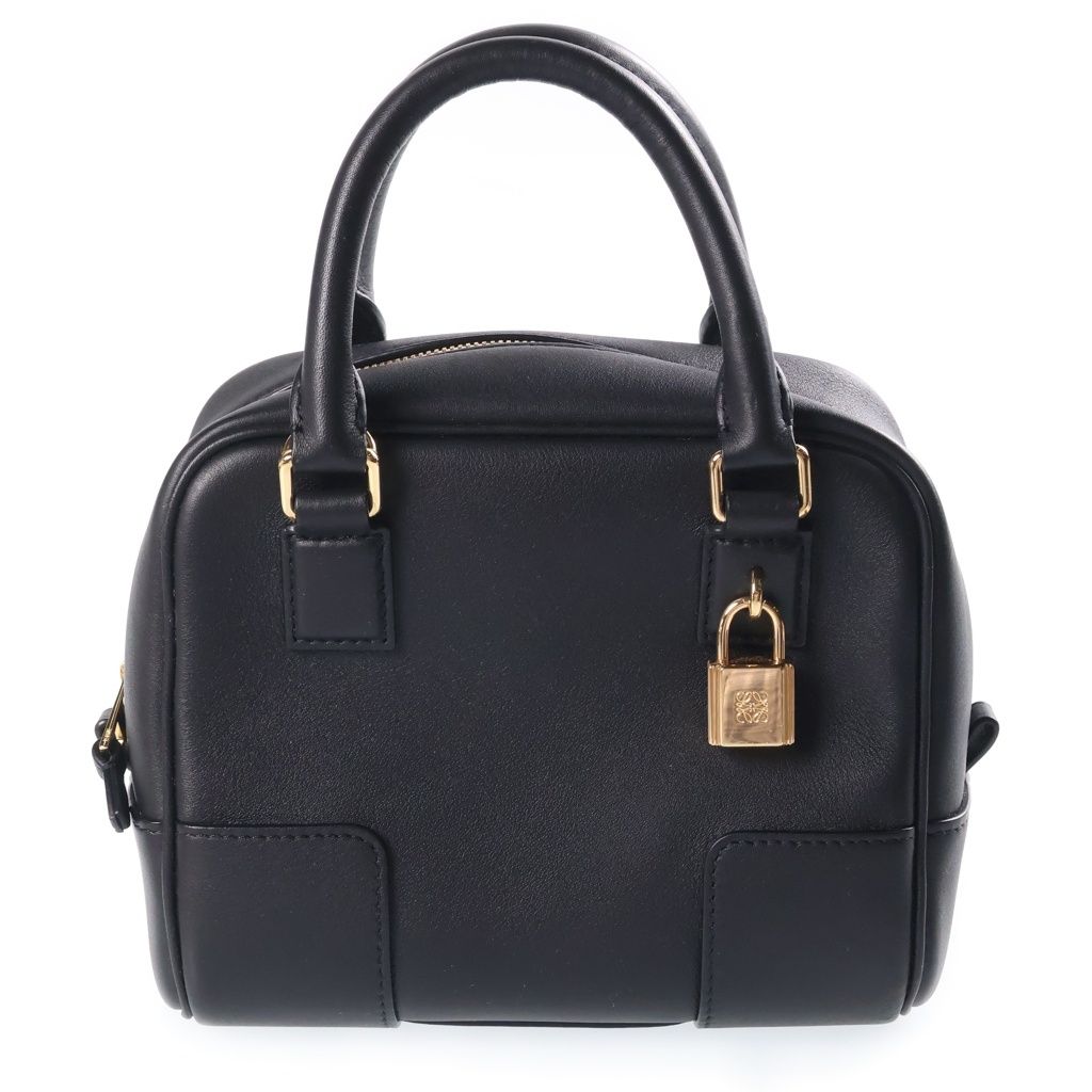 Loewe Amazona 19 2-Way Shoulder Bag Black Leather