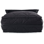 Prada Re-Nylon Quilted Shoulder Bag Black Silver — view 4