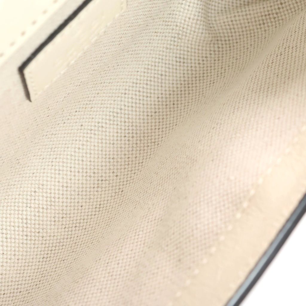 Gucci Bamboo Chain Shoulder Bag Leather Beige — view 8