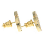 Dior Petit CD Stud Earrings Gold — view 4
