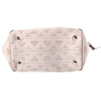 Louis Vuitton Hina PM Mahina Monogram Leather Shoulder Bag Beige Brown — view 4