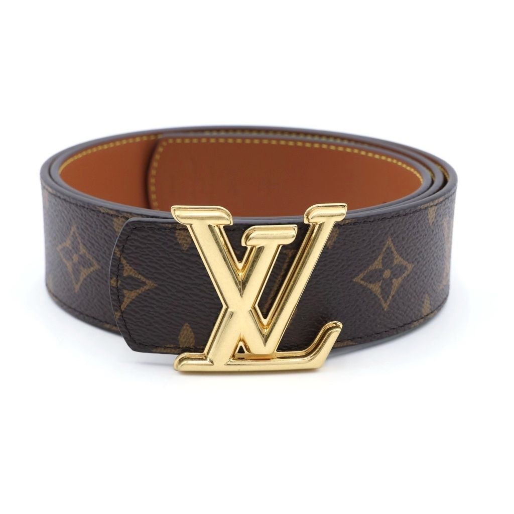 Louis Vuitton Monogram LV Dimension 40 Reversible Leather Belt Brown