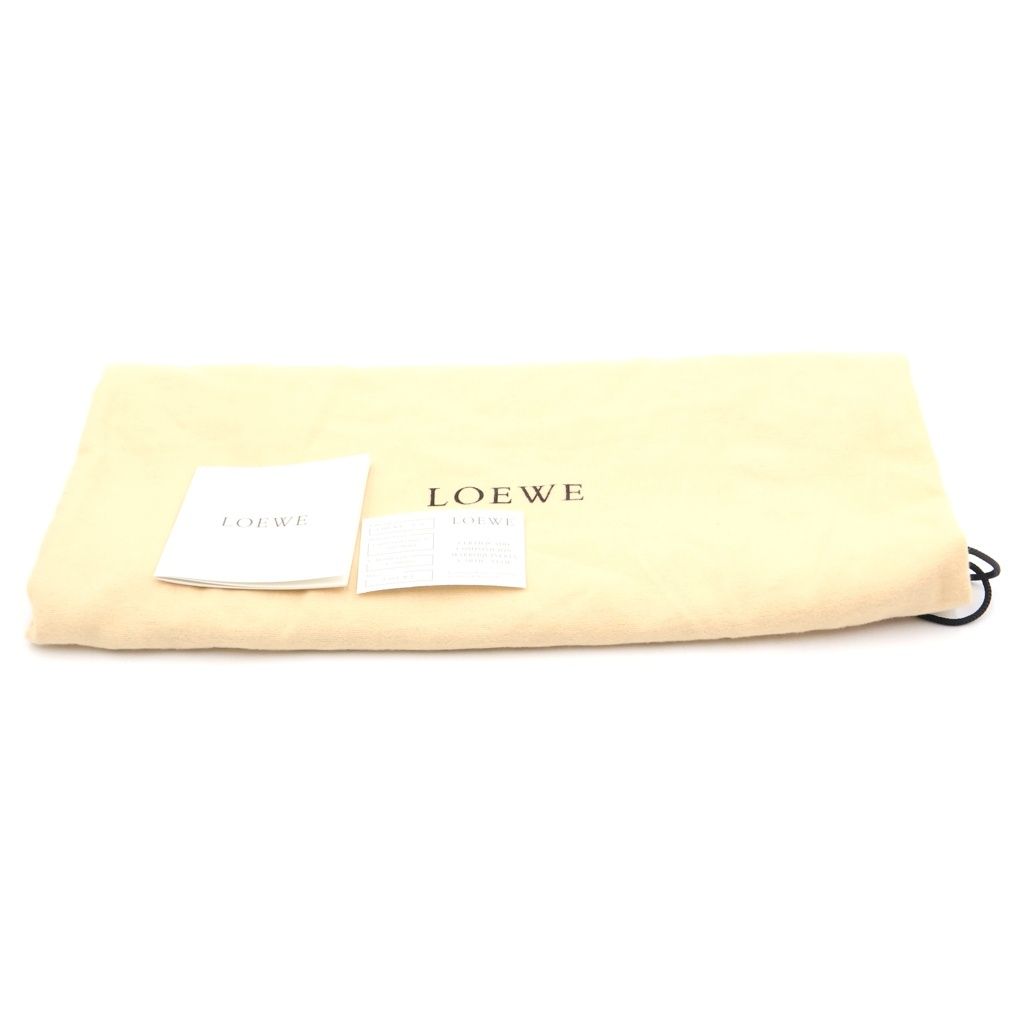 Loewe Tote Bag Pink White Canvas Leather — view 8