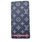 Louis Vuitton Portefeuille Brazza Monogram Ink Upside Down Bifold Wallet Navy — view 2