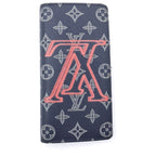 Louis Vuitton Portefeuille Brazza Monogram Ink Upside Down Bifold Wallet Navy