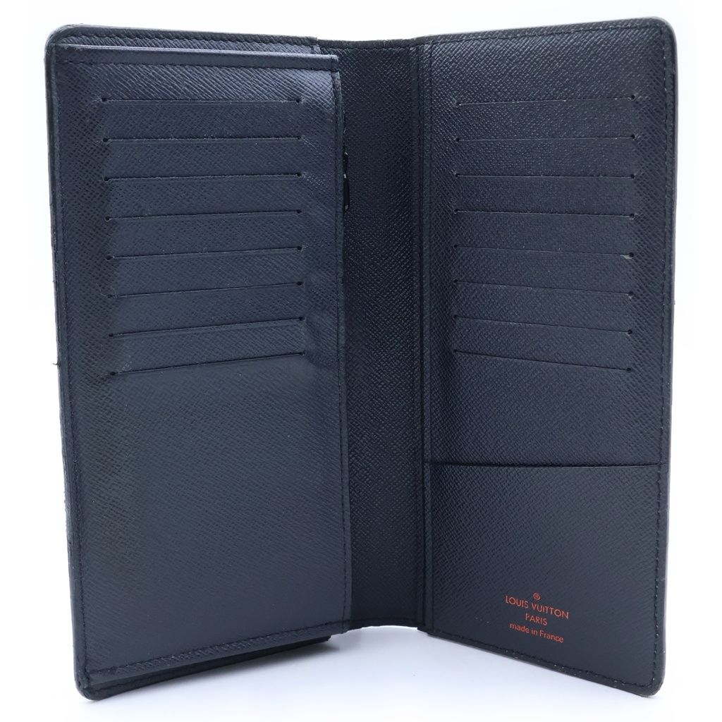 Louis Vuitton Portefeuille Brazza Monogram Ink Upside Down Bifold Wallet Navy — view 4