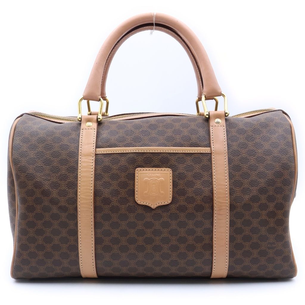 Celine Macadam Boston Bag Brown